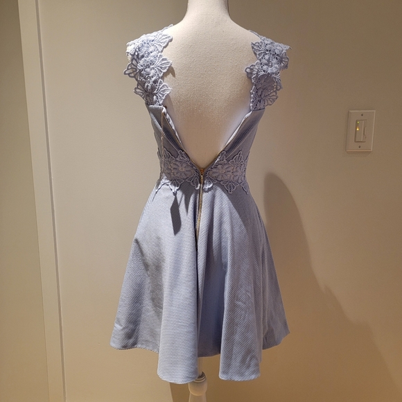 🖤 TED BAKER BABY BLUE LACED SUMMER DRESS - Picture 9 of 13